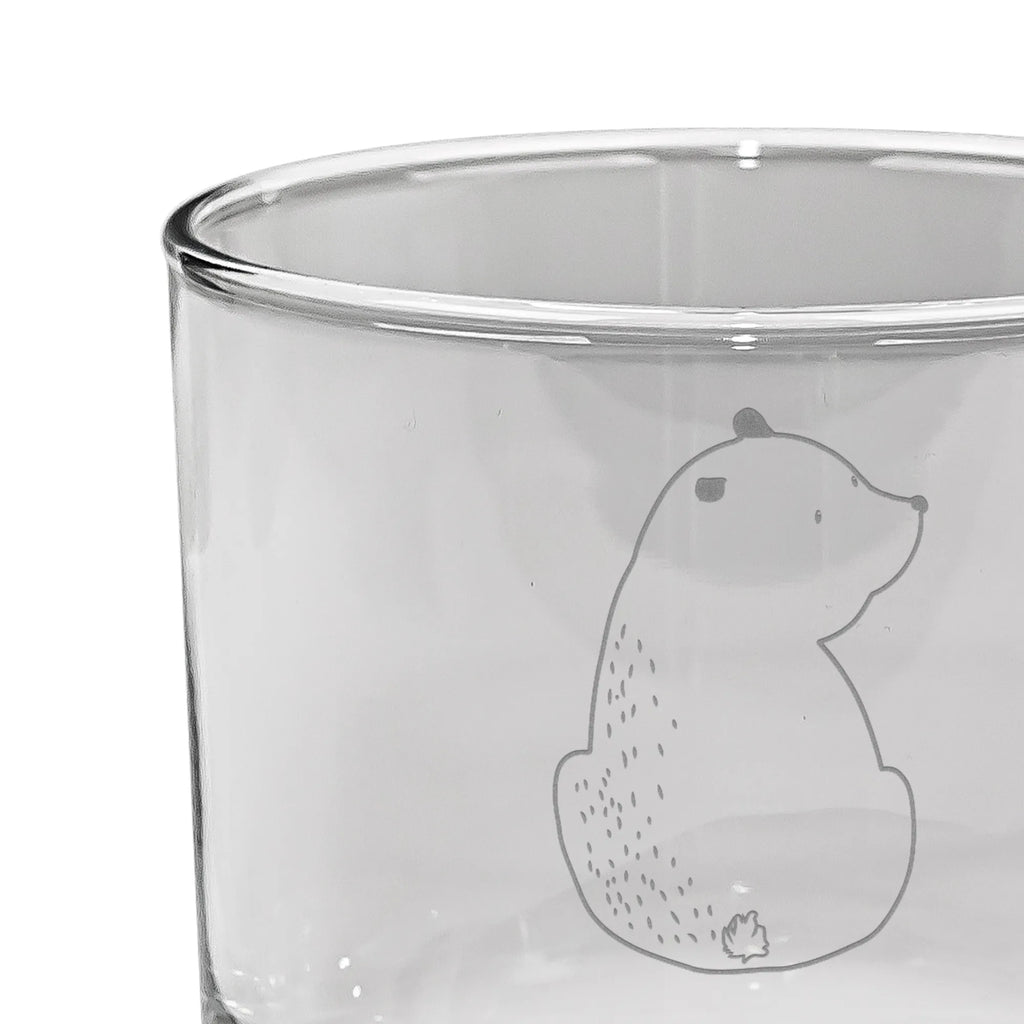 Personalisiertes Whiskey Glas Bär Schulterblick Whiskey Glas, Whiskey Glas mit Gravur, Whiskeyglas mit Spruch, Whiskeylgas, Whiskey Glas mit Sprüchen, Bär, Teddy, Teddybär, Motivation, Weltansicht, Selbstachtung, Bären, Weisheit, Bärenliebe