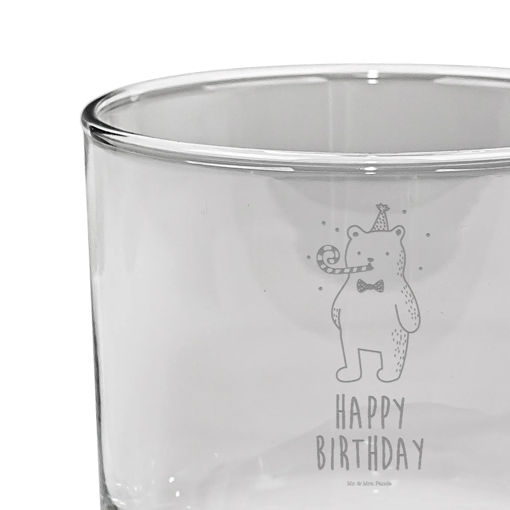 Personalisiertes Whiskey Glas Bär Geburtstag Whiskeyglas mit Spruch, Whiskey Glas, Whiskeylgas, Whiskey Glas mit Gravur, Whiskey Glas mit Sprüchen, Bär, Teddy, Teddybär, Geburtstag, Alles Gute, Happy Birthday, Glückwunsch