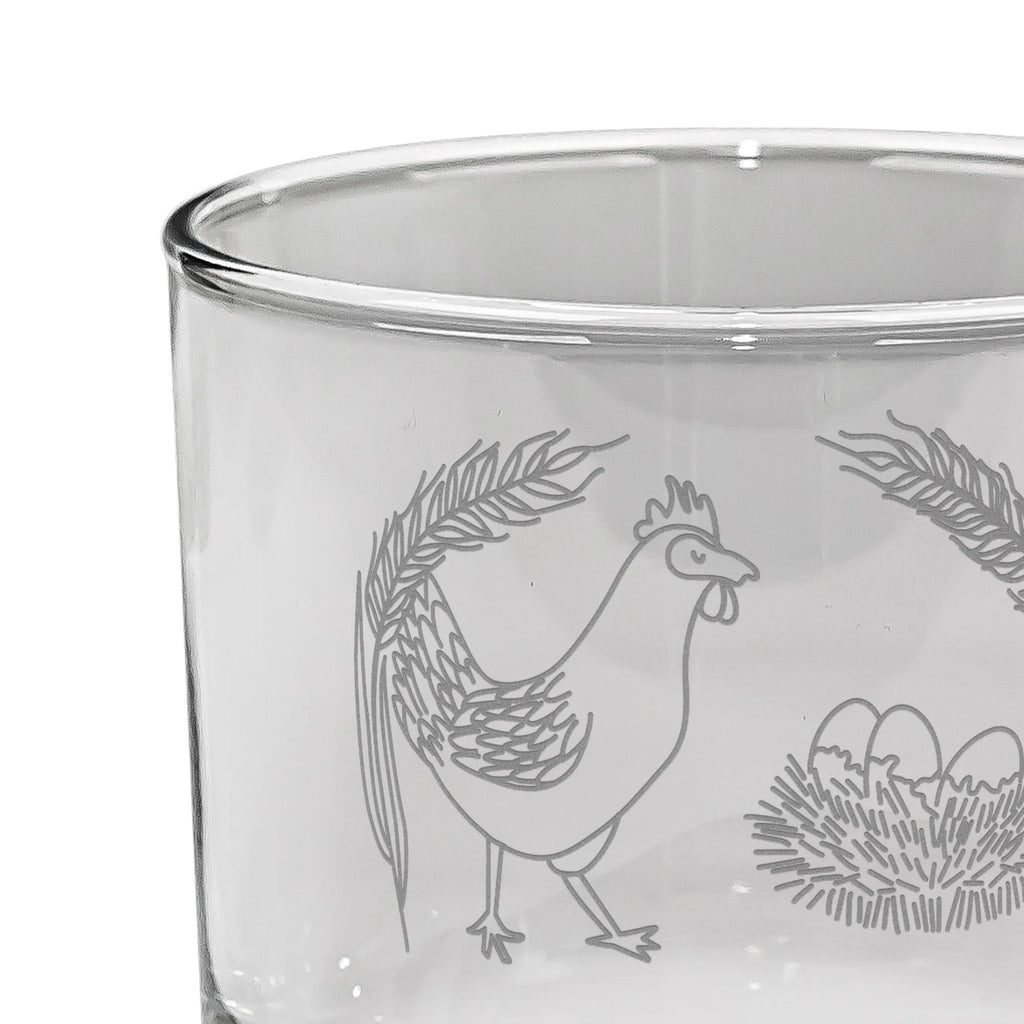 Spersonalizowana szklanka do whisky kurczak Dumny Gospodarstwo, zwierzęta gospodarskie, rolnik, rolniczka