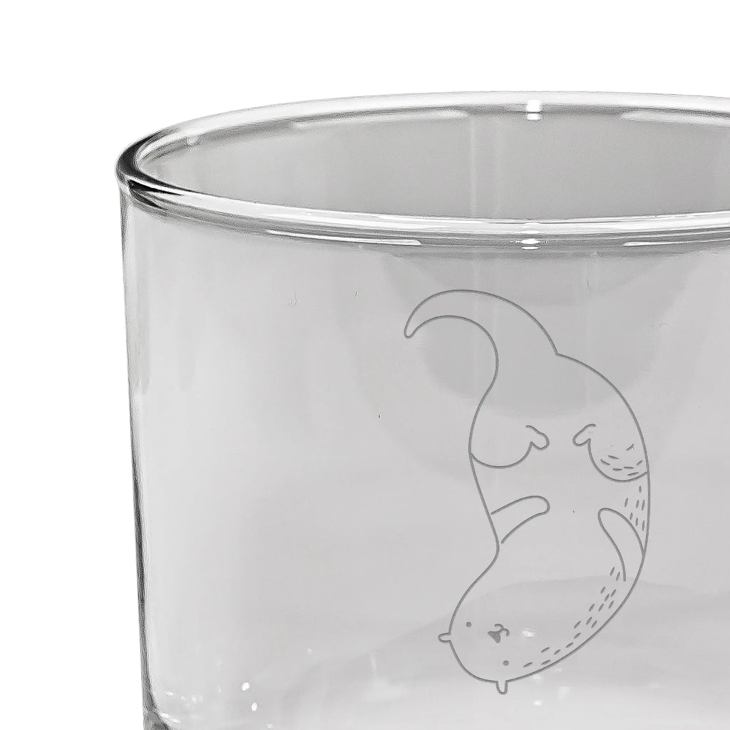 Personalized Whiskey Glass otter upside down otter, marten, sea otter, European otter, water mammal, aquatic animal, baby otter, predator, water, otter gifts, animal lover, gift ideas for animal lovers, animal, mammal, water animal, gifts for people in love, Otter Sea Otter Lake Otter