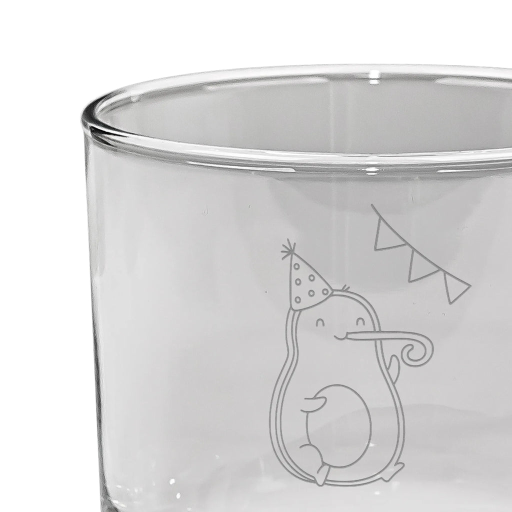 Personalized Whiskey Glass avocado party time avocado, vegetables
