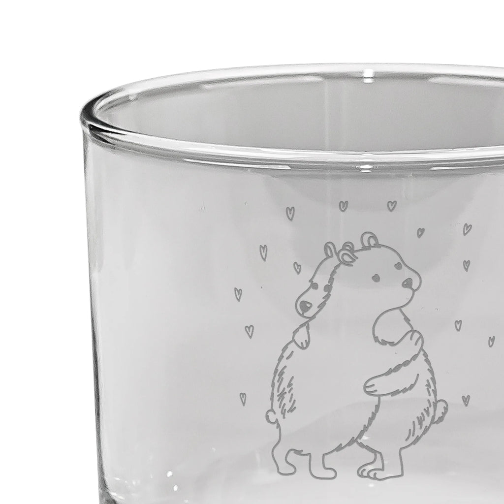Personalized Whiskey Glass Icebear Embrace small animals, cute, funny, cute animal motives, hand drawn, small world, funny sayings, good mood, happy, gifts, gift ideas, special gifts, animal lover, card