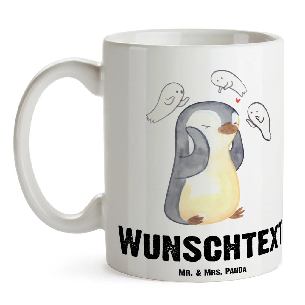 Personalised cup Penguin Schizophrenia Drucken, Tasse, Personalisiert, Wunschname, Namen, Tasse mit Namen, Personalisierte Tasse, Namenstasse, psychische Erkrankung, mentale Gesundheit, schizophrene Psychose, Pinguin, Gefühlswelt, Schizophrenie, Psychose
