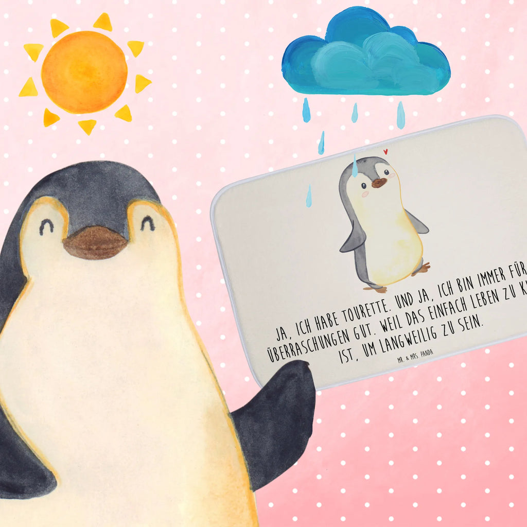 Bath mat Penguin Tourette non-slip, Bath rug, Bath mat, Shower mat