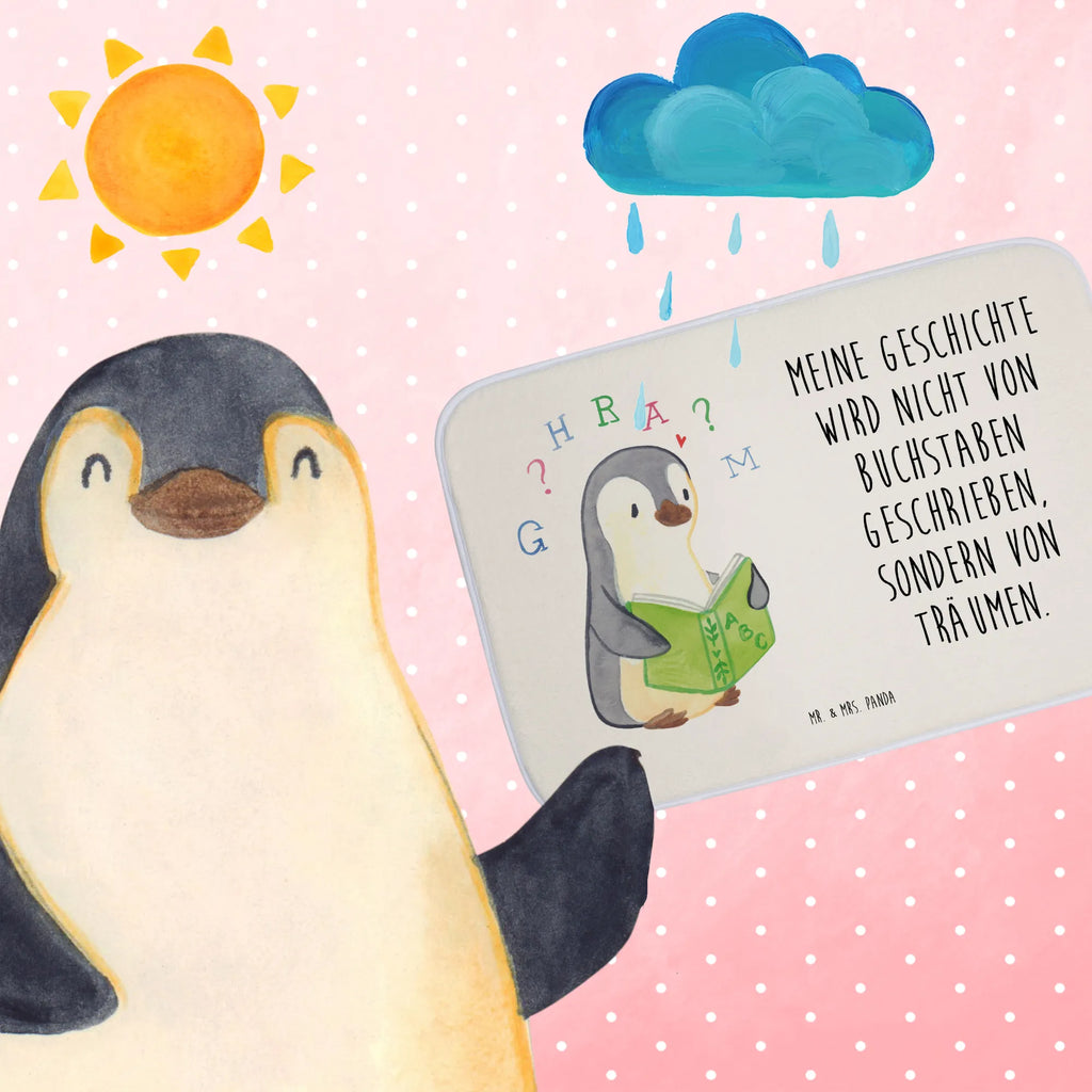 Bath mat Penguin Dyslexia non-slip, Bath rug, Bath mat, Shower mat