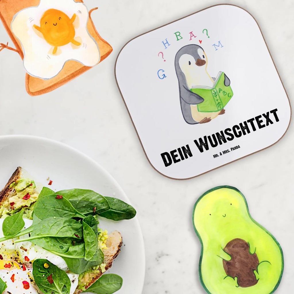 Personalisierter Untersetzer Pinguin Legasthenie Bedrucken, Personalisiert Getränkeuntersetzer, PErsonalisierte Bierdeckel, Namensaufdruck, Peronalisierte Untersetzer Gläser, Untersetzer mit Namen, Personalisierte Untersetzer, Personalisierte Glasuntersetzer, Personalisieren, Pinguin, Lese-Rechtschreibstörung, Legasthenie, Rechtschreibstörung