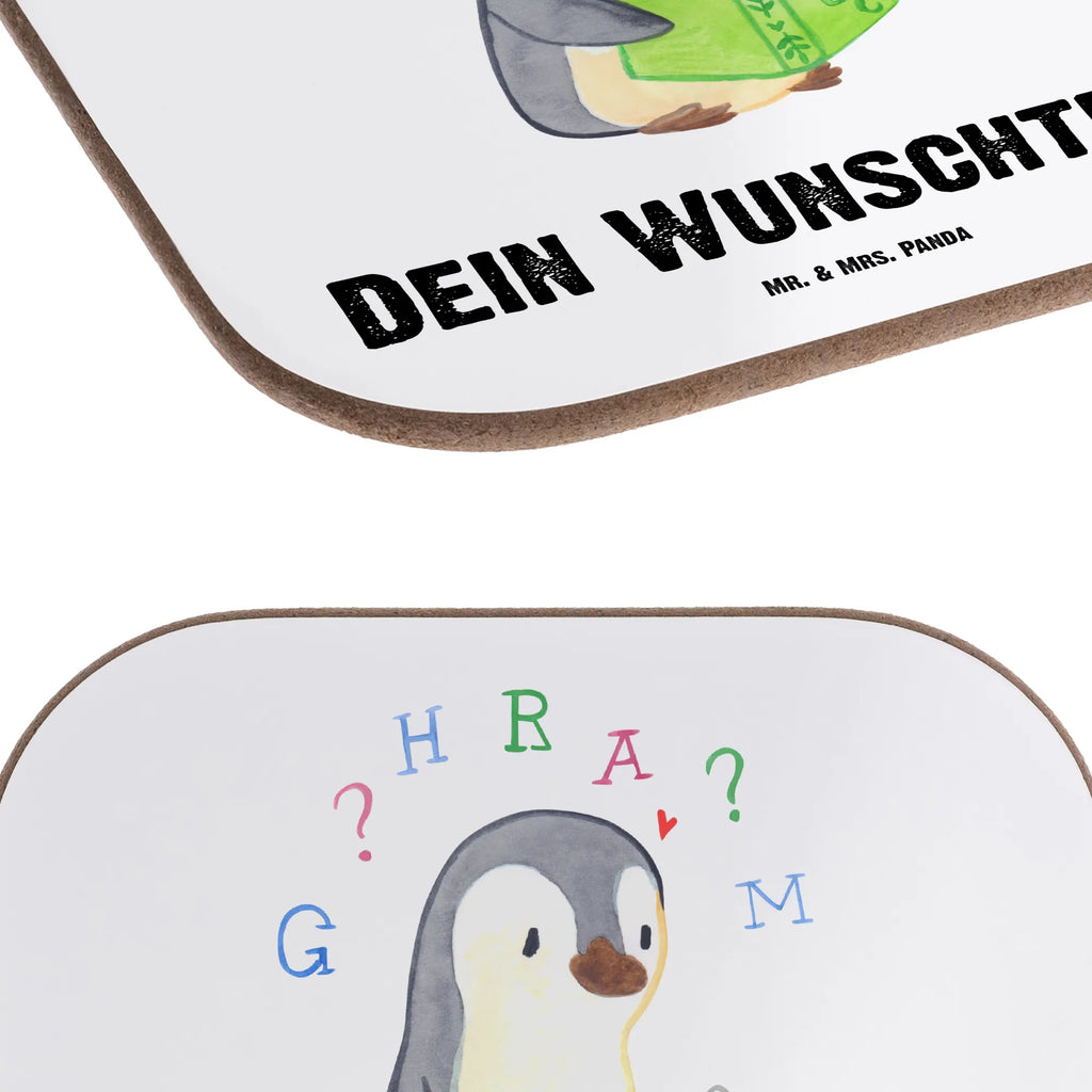 Personalisierter Untersetzer Pinguin Legasthenie Bedrucken, Personalisiert Getränkeuntersetzer, PErsonalisierte Bierdeckel, Namensaufdruck, Peronalisierte Untersetzer Gläser, Untersetzer mit Namen, Personalisierte Untersetzer, Personalisierte Glasuntersetzer, Personalisieren, Pinguin, Lese-Rechtschreibstörung, Legasthenie, Rechtschreibstörung