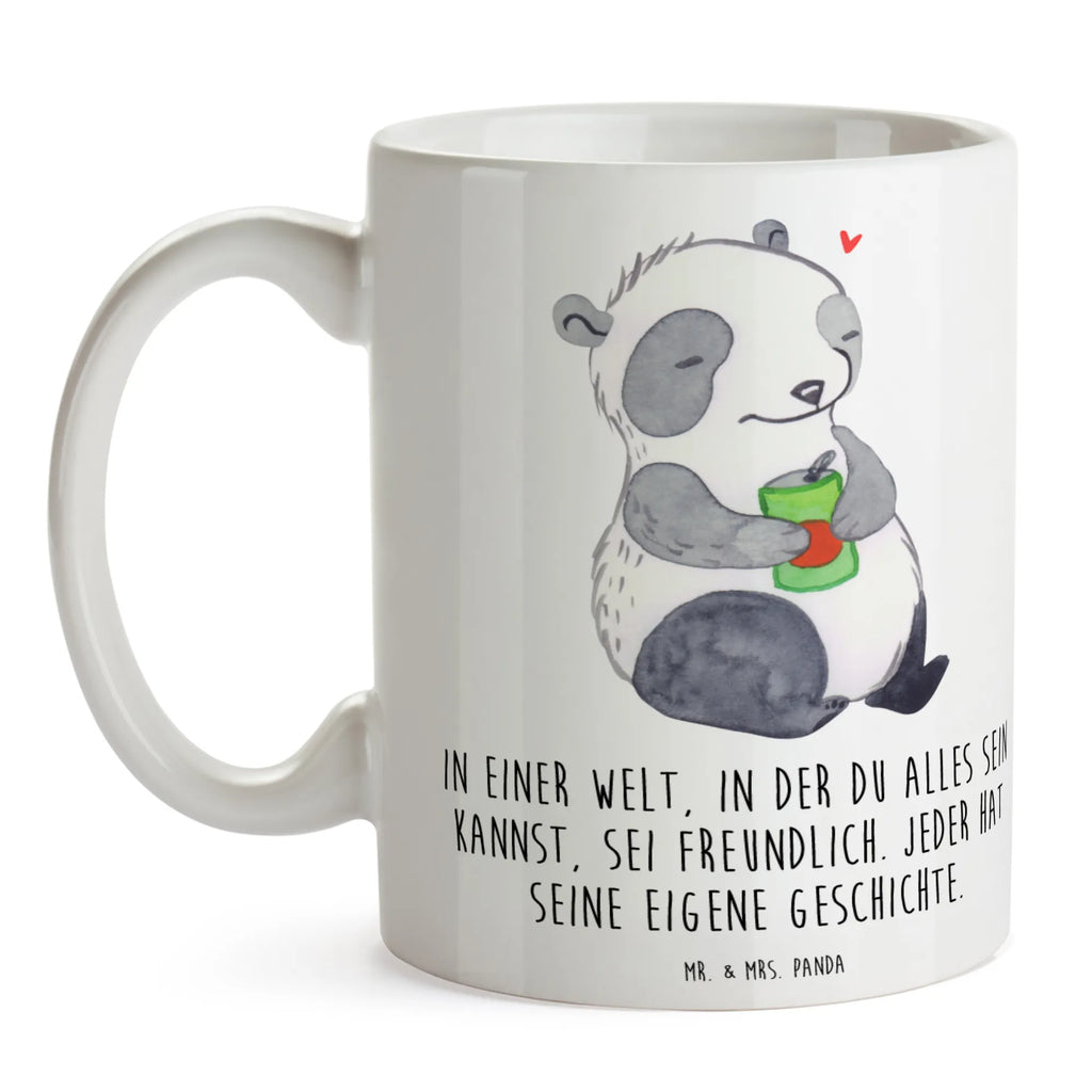 Tasse Panda Depression Teetasse, Keramiktasse, Bürotasse, Geschenktasse, Tasse mit Zitaten, Porzellantasse, Tasse mit Motiven, Kaffeetasse, Tasse, affektiven Störung, Panda, depressiv, Stimmungstief, Antriebslosigkeit, Depression
