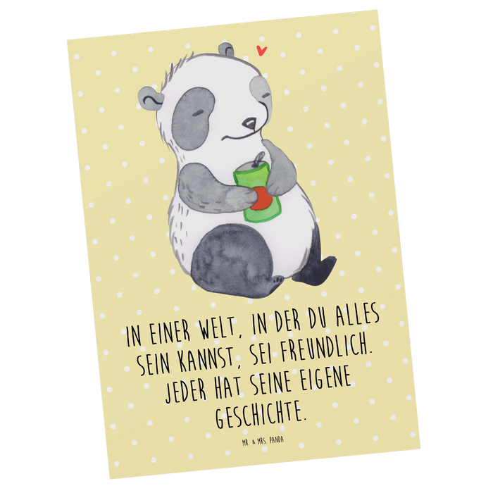 Postkarte Panda Depression