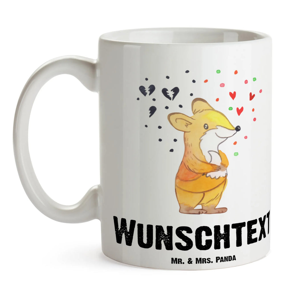 Spersonalizowany kubek lis Borderline Namenstasse, Personalisierte Tasse, Drucken, Namen, Tasse, Personalisiert, Wunschname, Tasse mit Namen, Borderline, BPS, Borderline-Persönlichkeitsstörung, Fuchs