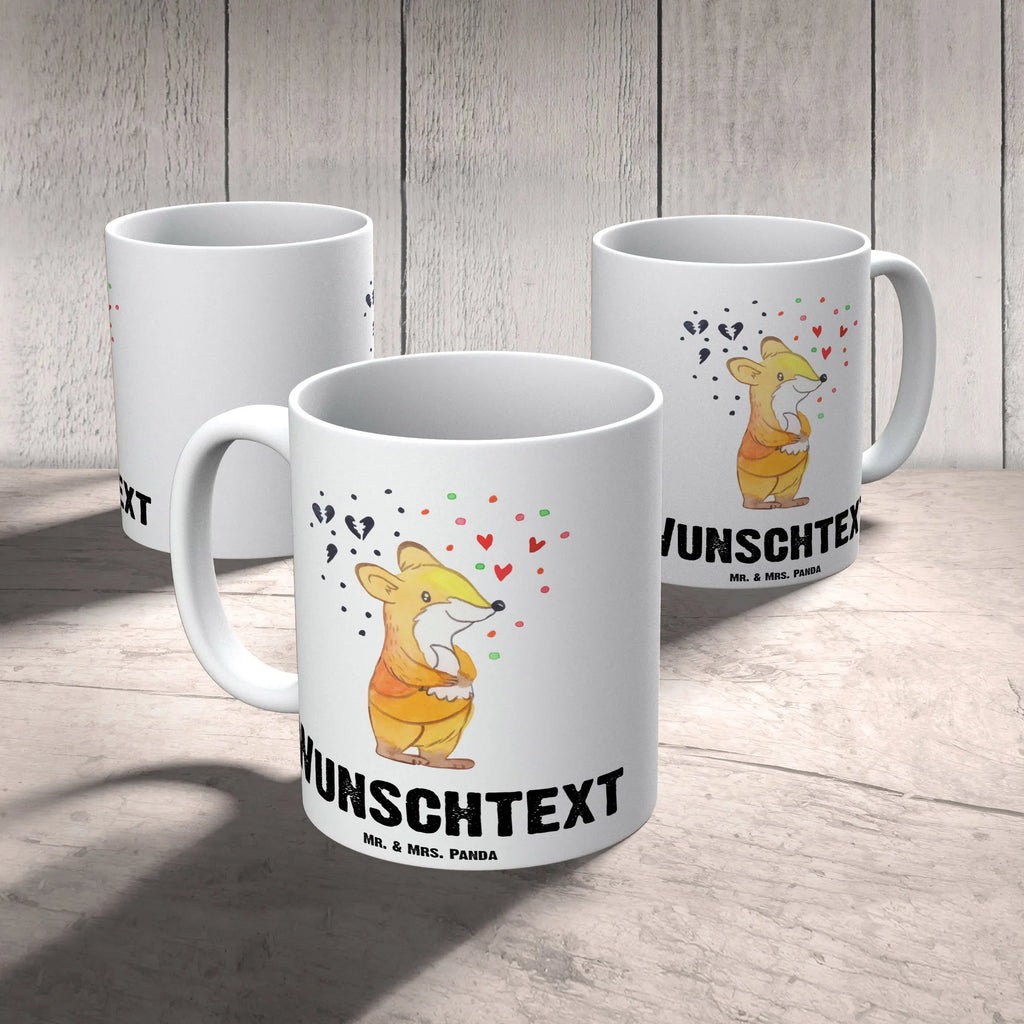 Spersonalizowany kubek lis Borderline Namenstasse, Personalisierte Tasse, Drucken, Namen, Tasse, Personalisiert, Wunschname, Tasse mit Namen, Borderline, BPS, Borderline-Persönlichkeitsstörung, Fuchs