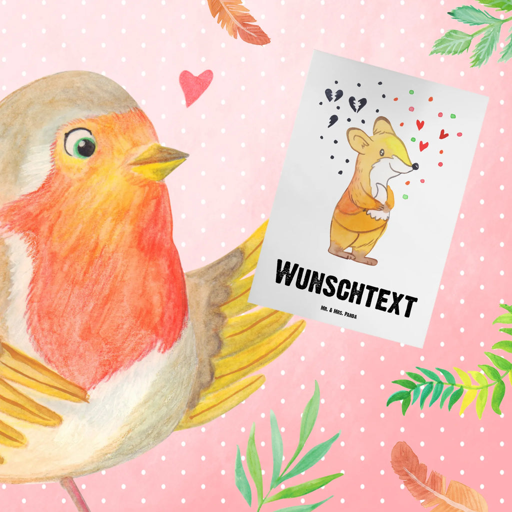 Personalised greetings card Fox Borderline Grußkarte mit persönlichen Nachrichten, Grußkarte selber drucken, Personalisierte Einladungskarte, Personalisierte Karte, Grußkarte als Geldgeschenk, Personalisiertere Klappkarte, Personalisierte Geburtstagskarte, Personalisierte Glückwunschkarte, Grußkarten personalisiert, Grußkarte selbst gestalten, Personalisierte Hochzeitskarte, Grußkarte mit Namen, Personalisierte Grußkarte, BPS, Fuchs, Borderline-Persönlichkeitsstörung, Borderline