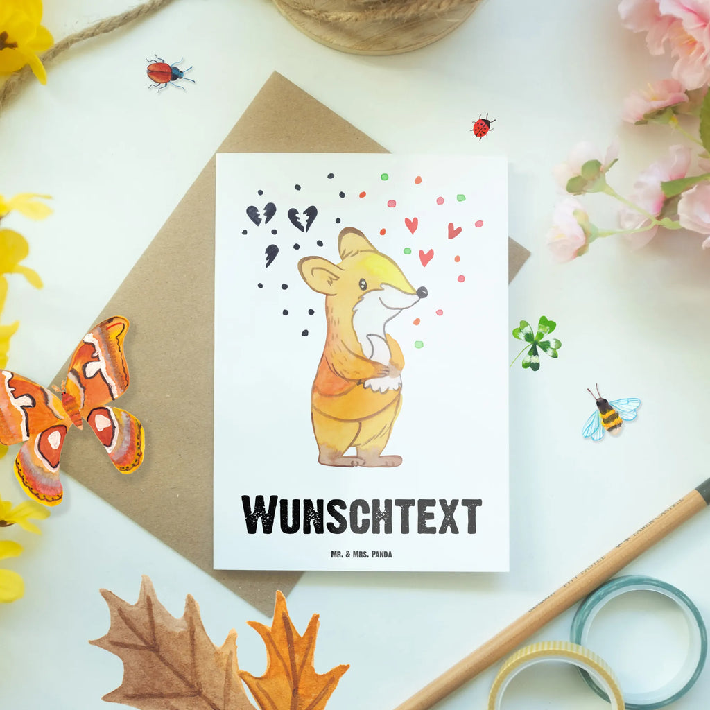 Personalised greetings card Fox Borderline Grußkarte mit persönlichen Nachrichten, Grußkarte selber drucken, Personalisierte Einladungskarte, Personalisierte Karte, Grußkarte als Geldgeschenk, Personalisiertere Klappkarte, Personalisierte Geburtstagskarte, Personalisierte Glückwunschkarte, Grußkarten personalisiert, Grußkarte selbst gestalten, Personalisierte Hochzeitskarte, Grußkarte mit Namen, Personalisierte Grußkarte, BPS, Fuchs, Borderline-Persönlichkeitsstörung, Borderline