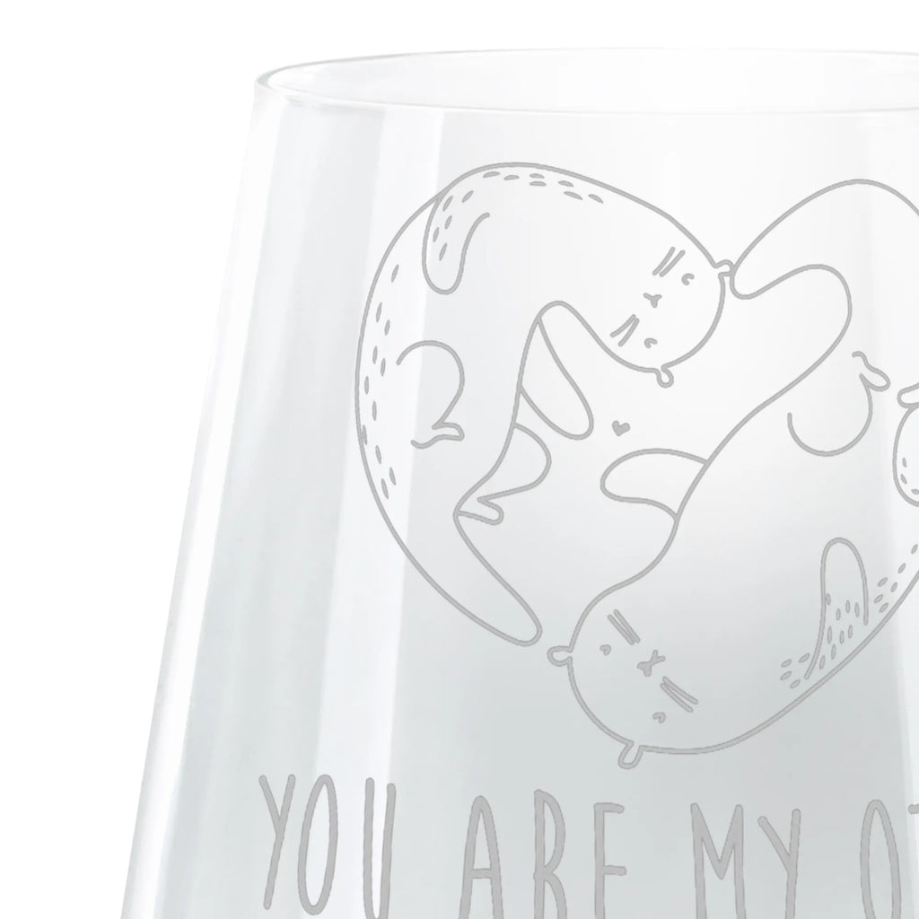Cocktail Glass otter Heart otter, marten, sea otter, European otter, water mammal, aquatic animal, baby otter, predator, water, otter gifts, animal lover, gift ideas for animal lovers, animal, mammal, water animal, gifts for people in love, wedding day, engagement, better half, heart, love you, life together, proof of love, love gift, love, anniversary