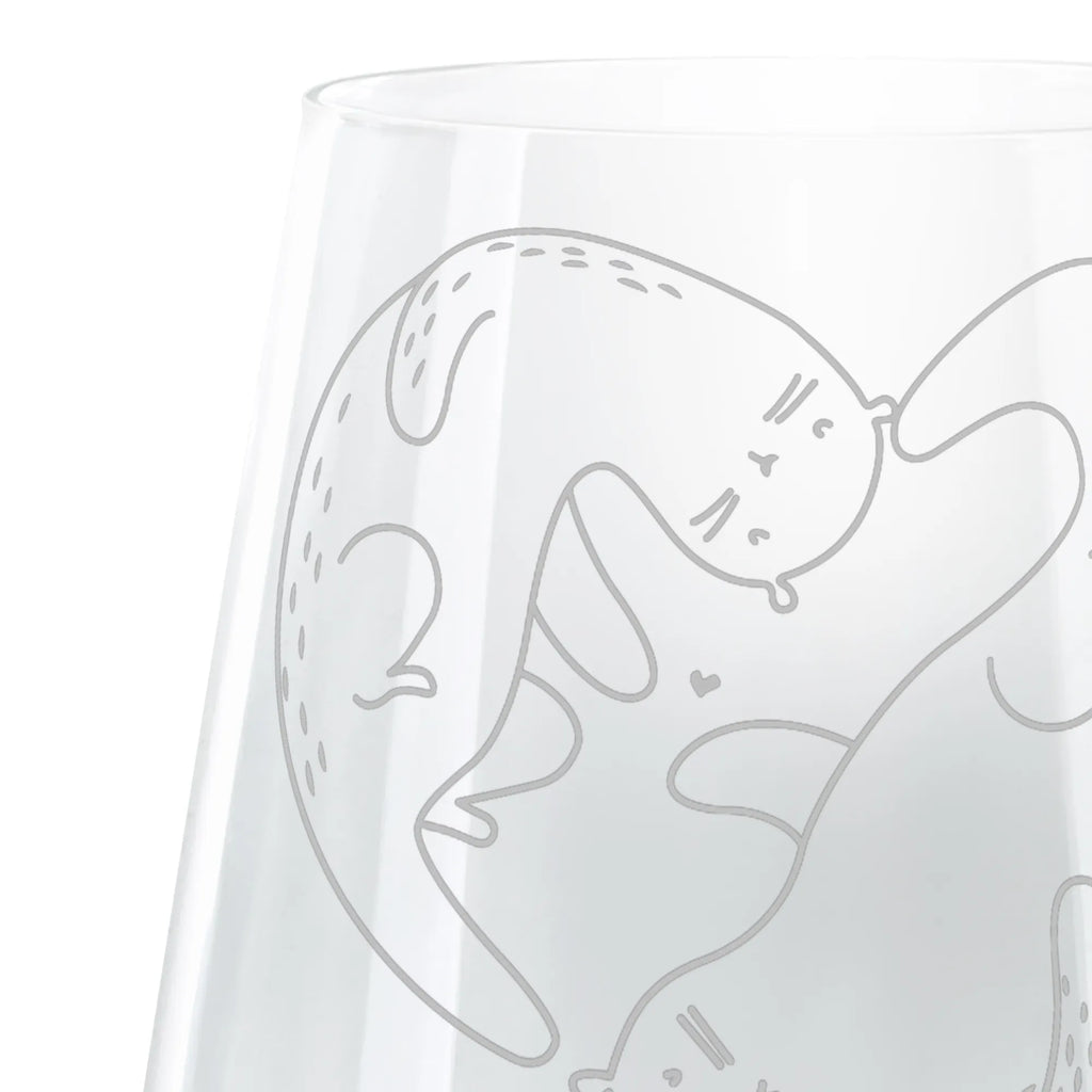 Cocktail Glass otter Heart otter, marten, sea otter, European otter, water mammal, aquatic animal, baby otter, predator, water, otter gifts, animal lover, gift ideas for animal lovers, animal, mammal, water animal, gifts for people in love, wedding day, engagement, better half, heart, love you, life together, proof of love, love gift, love, anniversary