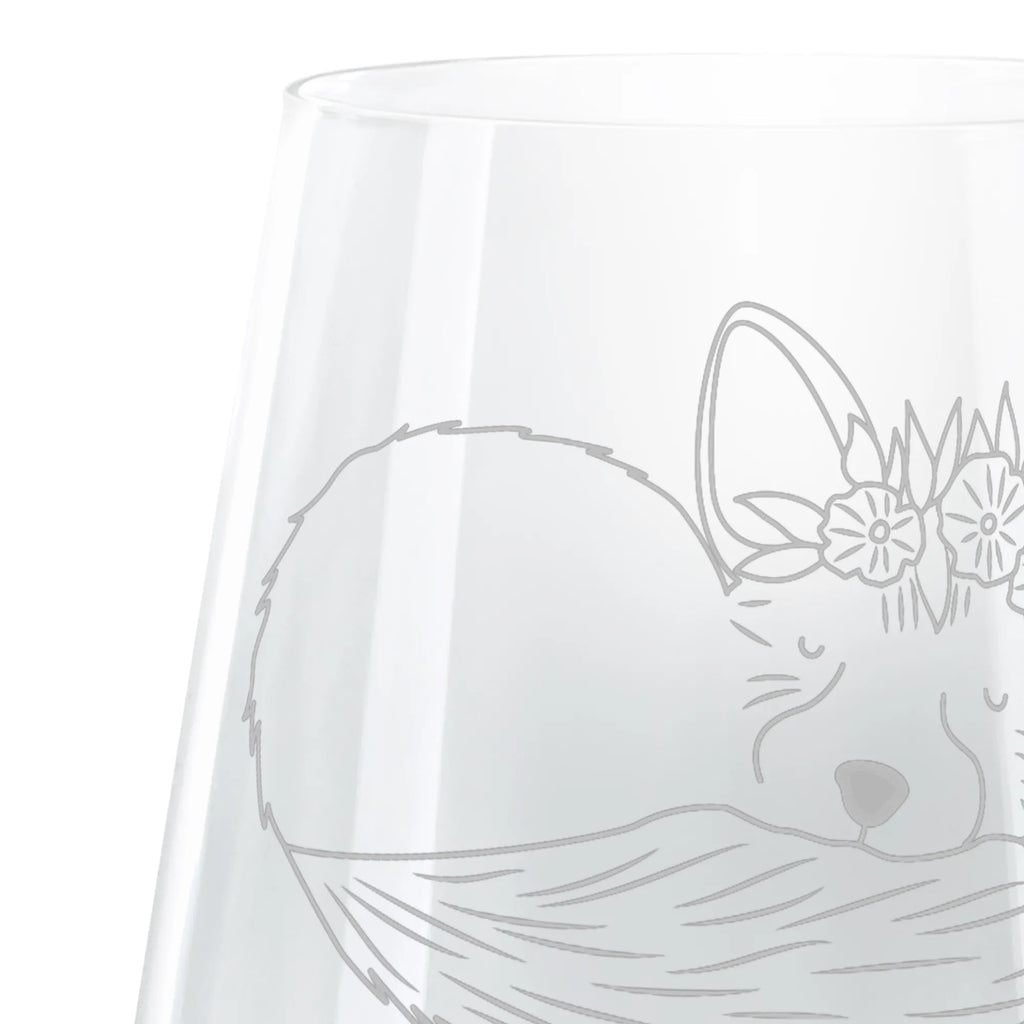 Szklanka koktajlowa lis pustynny kwiaty Afryka, dzikie zwierzęta