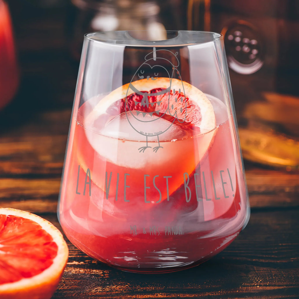 Cocktail Glass Owl France owl, forest animal, bird, nocturnal, gift ideas, birthday present, illustrated, funny, romantic gift, owl decor, Say beautiful, Owl, hibou, Say French, Life is beautiful, Owl decoration, Owls, La vie est belle, France