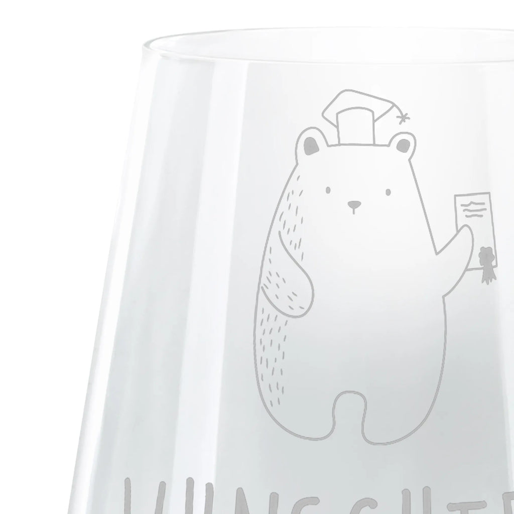 Personalized Cocktail Glass bear Test bear, teddy, teddy bear, cuddly toy, diploma, Abitur, examination passed, degree, certificate, examinations