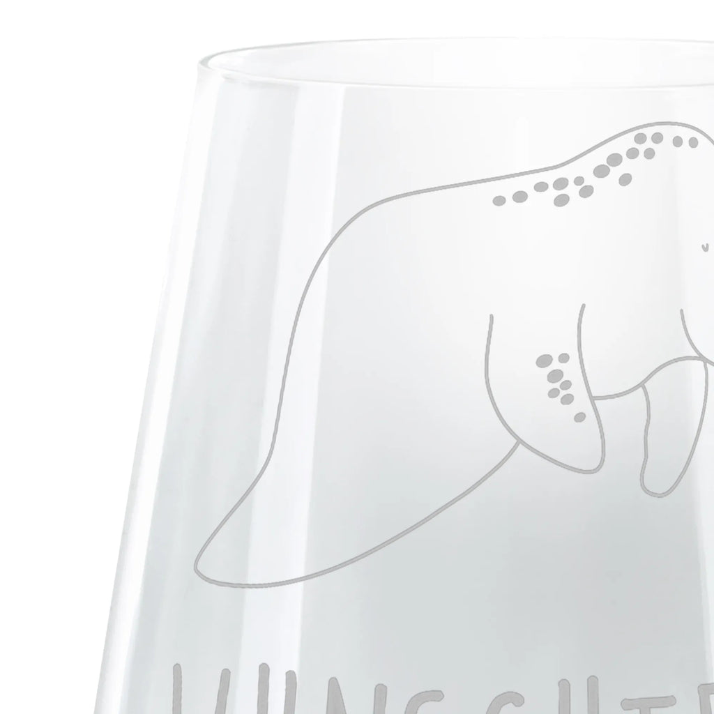 Personalizowany kieliszek koktajlowy manat Relaks Zwierzeta morskie, Morze, Wakacje