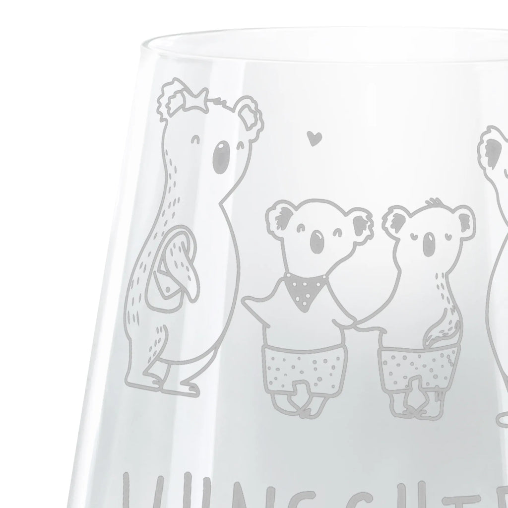 Personalized Cocktail Glass Koala family with two kids Family, Father's Day, Mother's Day, brother, sister, Mom, Dad, family life, family, best family, koala, favourite family, koala bear, koala family, family time