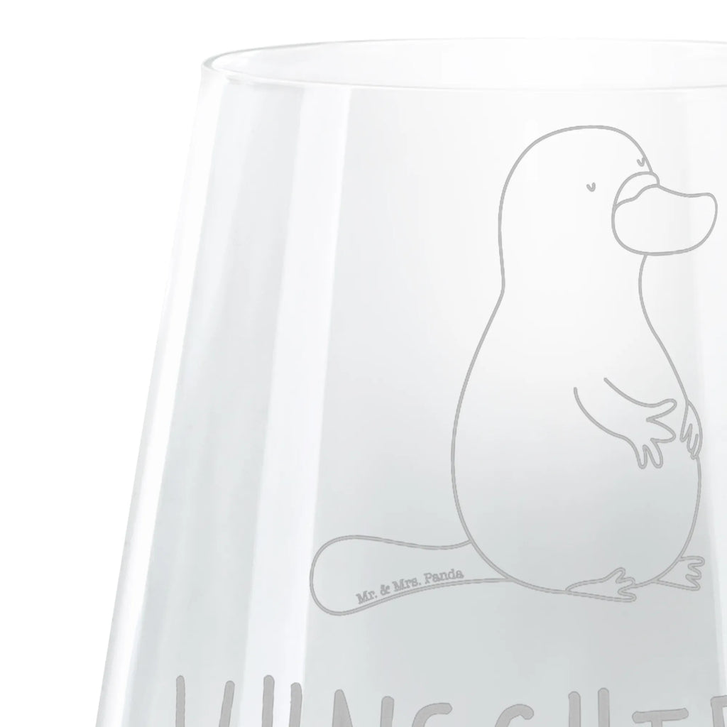 Personalizowany kieliszek koktajlowy dziobak Odwaga Zwierzeta morskie, Morze, Wakacje