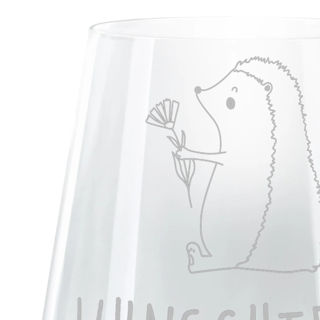 Personalized Cocktail Glass Hedgehog Flower small animals, cute, funny, cute animal motives, hand drawn, small world, funny sayings, good mood, happy, gifts, gift ideas, special gifts, animal lover, card, hospital, visit, hedgehog, illness, get well soon, recovery wishes, sick