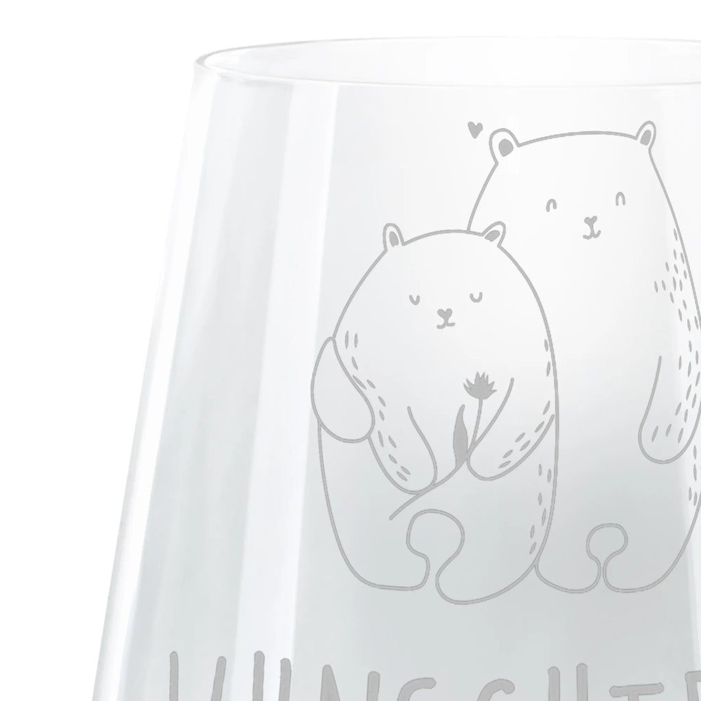 Personalizowany kieliszek koktajlowy Miłość niedźwiedzi Miłość, partner, przyjaciel, przyjaciółka, mąż, żona, wesele, zaręczyny, prośba o rękę, prezent miłosny, rocznica, dzień ślubu