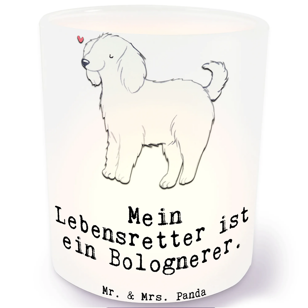 Lantern Bolognese Lifesaver gift, animal lover, giving, dog breed, purebred dog, dog owner, puppy