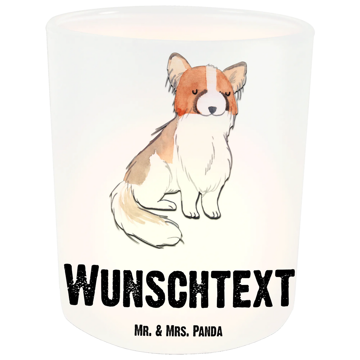 Personalised lantern Butterfly Lifesaver Dog, dog breed, purebred dog, dog owner, gift, animal lover, giving, puppy