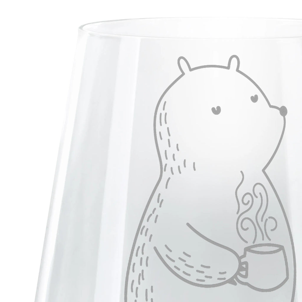 Engraved Wind Light bear Coffee bear, teddy, teddy bear, cuddly toy, save the world, coffee, bears, morning routine, conquer the world, motivation, good morning