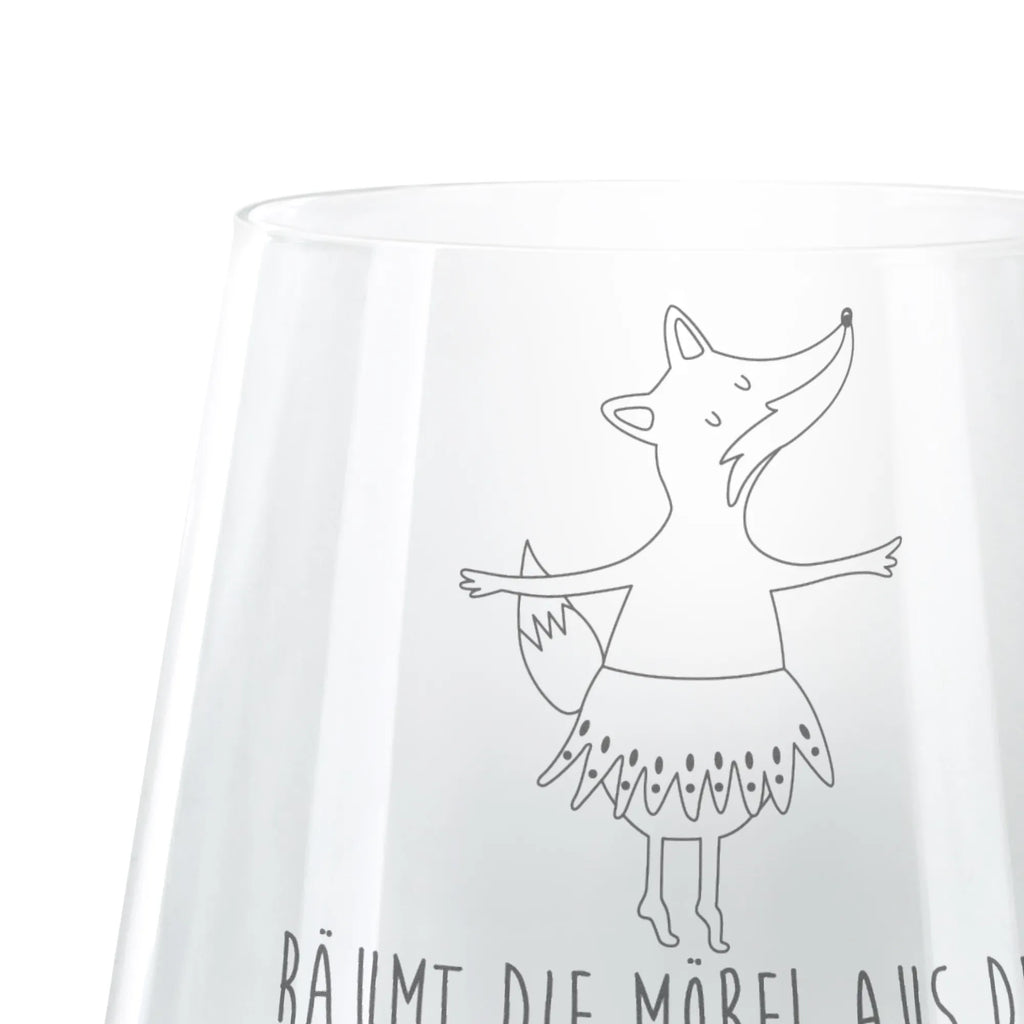 Windlicht Fuchs Ballerina Windlicht aus Glas, Teelichthalter, Teelicht, Gravur Windlicht, Romatisches Windlicht, Fuchs, Füchse, Ballett, Tänzerin, Tanzen, Ballerina, Füchsin, Party, Geburtstag, Fuchs Spruch, Einladung
