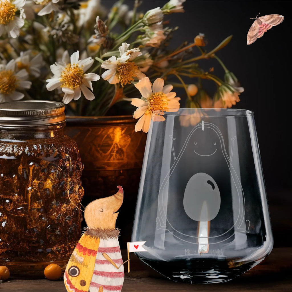 Gravur Teelicht Avocado Glücklich Teelicht, Teelichthalter, Windlicht aus Glas, Gravur Windlicht, Romatisches Windlicht, Avocado, Veggie, Vegan, Gesund, Chaos