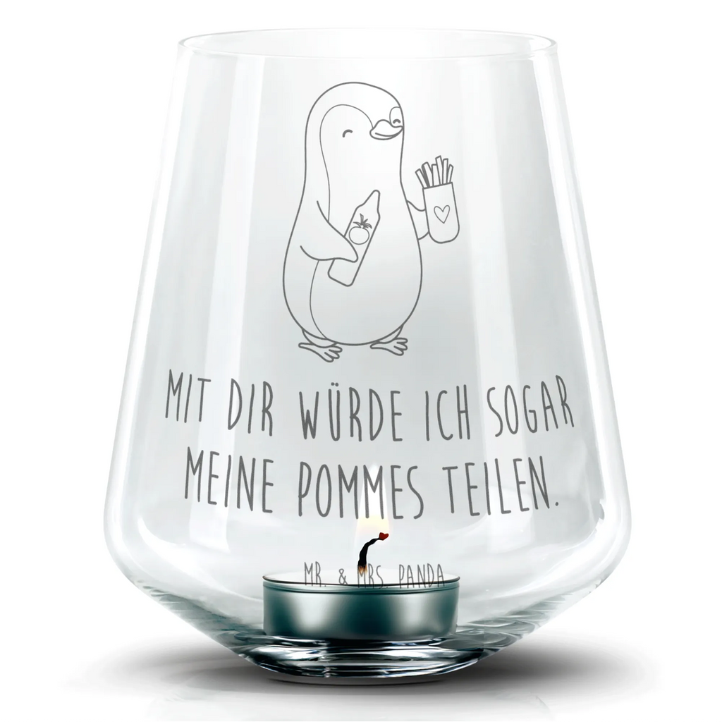 Graviertes Windlicht Pinguin Pommes Romatisches Windlicht, Teelichthalter, Gravur Windlicht, Teelicht, Windlicht aus Glas, Liebe, Partner, Freund, Freundin, Ehemann, Ehefrau, Heiraten, Verlobung, Heiratsantrag, Liebesgeschenk, Jahrestag, Hocheitstag, Valentinstag, für Ehemann, Mitbringsel, Geschenk für Freundin, für Männer, Geschenk für Partner, Hochzeitstag, Liebesbeweis, Geschenk für Frauen