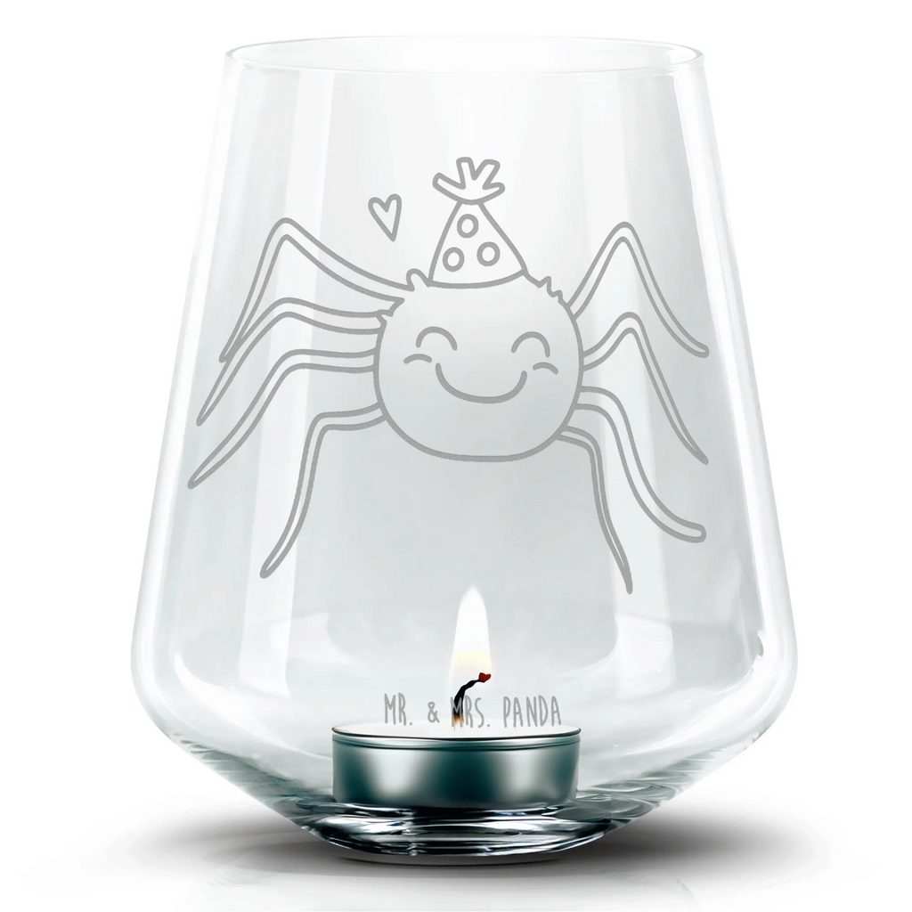 Gravur Teelicht Spinne Agathe Party Teelicht, Teelichthalter, Romatisches Windlicht, Windlicht aus Glas, Gravur Windlicht, Spinne Agathe, Spinne, Agathe, Videos, Merchandise, Wunder, Motivation, Glück, Selbstliebe