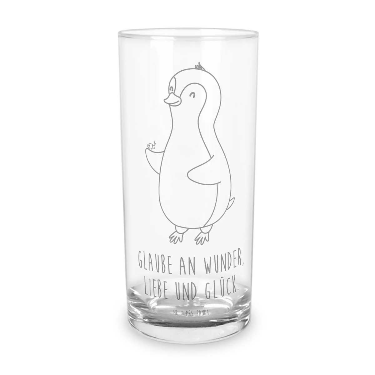 Szklanka na wodę Pingwin biedronka Geschenkglas, Longdrinkglas, Trinkglas, haushaltsglas, Wasserglas, Glasbecher, tischglas, Saftglas, Trinkbecher Glas, Geschenk Glas, Tumbler, Cocktailglas, Partyglas, Glas, Panda Glas, Wasserbecher, küchenglas, Alltagsglas, getränkeglas, Pinguin, Wunder, Marienkäfer, Lebensfreude, Freude, Liebe, Pinguine, Glück