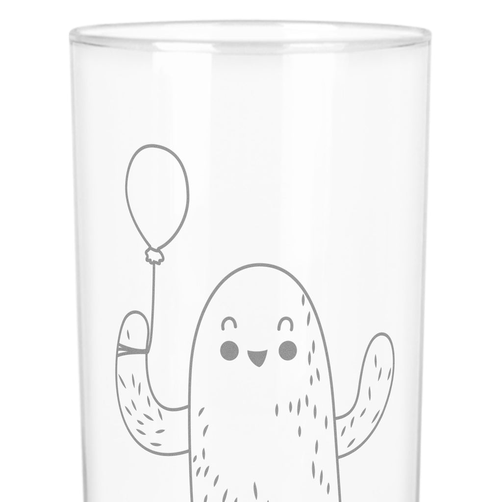 Wasserglas Kaktus Luftballon Wasserglas, Glas, Trinkglas, Wasserglas mit Gravur, Glas mit Gravur, Trinkglas mit Gravur, Kaktus, Kakteen, Luftballon, Neustart, Freude, Büro, Stress, Büroalltag, Freundin, Freund, Ausbildung, Prüfung
