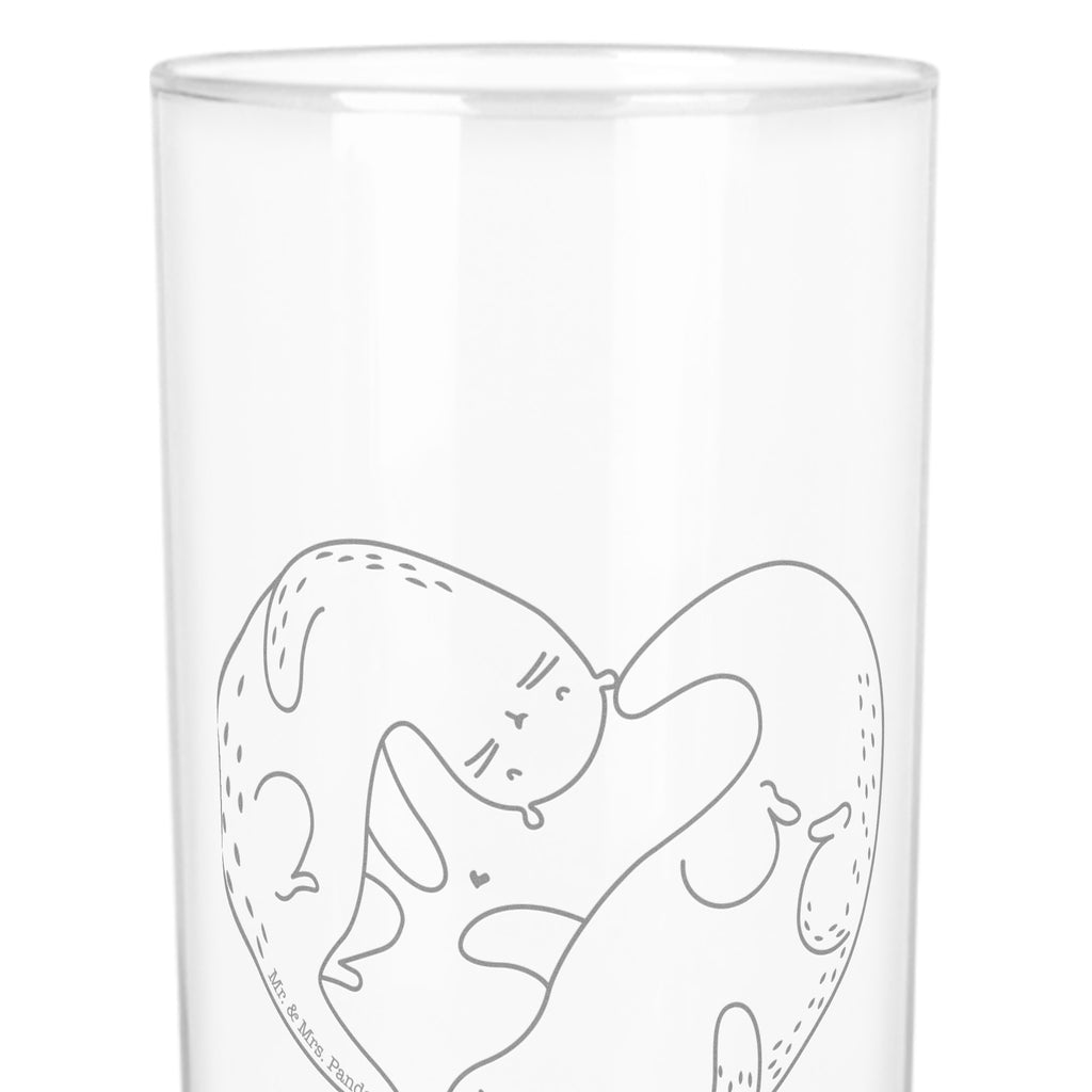 Water Glass otter Heart otter, marten, sea otter, European otter, water mammal, aquatic animal, baby otter, predator, water, otter gifts, animal lover, gift ideas for animal lovers, animal, mammal, water animal, gifts for people in love, anniversary, proof of love, love gift, engagement, love you, better half, life together, heart, love, wedding day