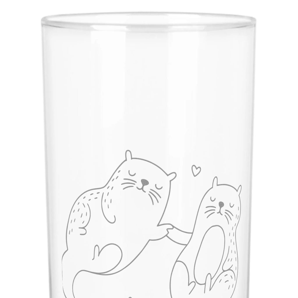 Szklanka na wodę wydra trzymać się za ręce Kuna, wydra, morska wydra