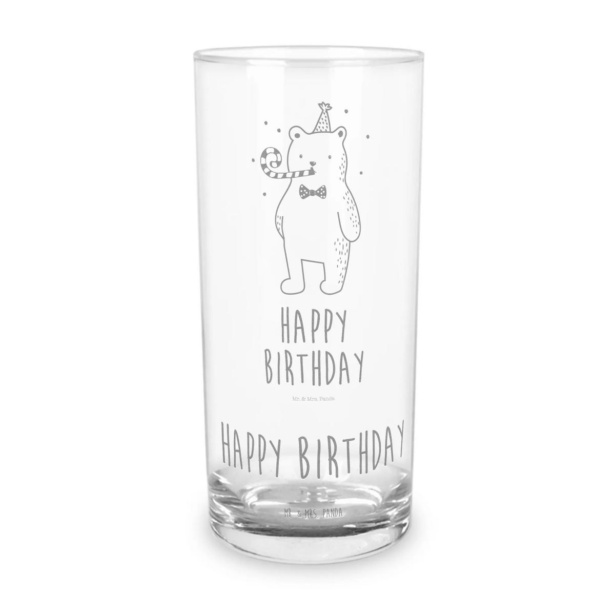 Wasserglas Bär Geburtstag Tumbler, Trinkbecher Glas, Glasbecher, Glas, Geschenkglas, Trinkglas, Longdrinkglas, Alltagsglas, Saftglas, Cocktailglas, Panda Glas, tischglas, getränkeglas, haushaltsglas, Wasserbecher, Geschenk Glas, Partyglas, küchenglas, Wasserglas, Teddy, Bär, Teddybär, Geburtstag, Glückwunsch, Happy Birthday, Alles Gute