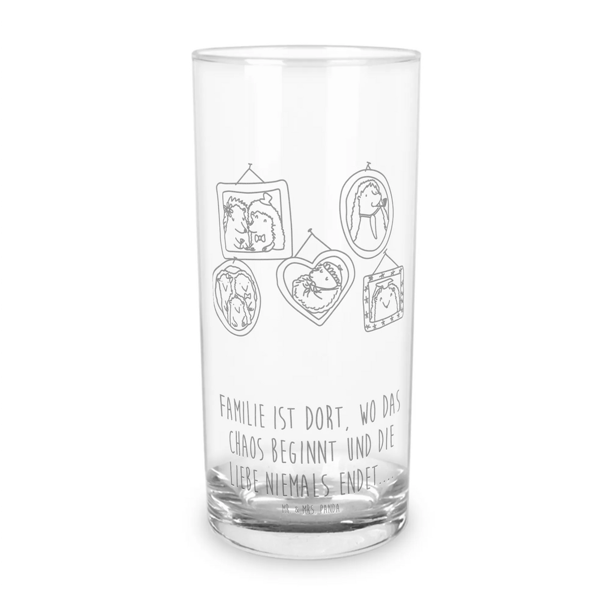 Water Glass Hedgehog family Father's Day, Mother's Day, mum, solidarity, hedgehogs, pictures