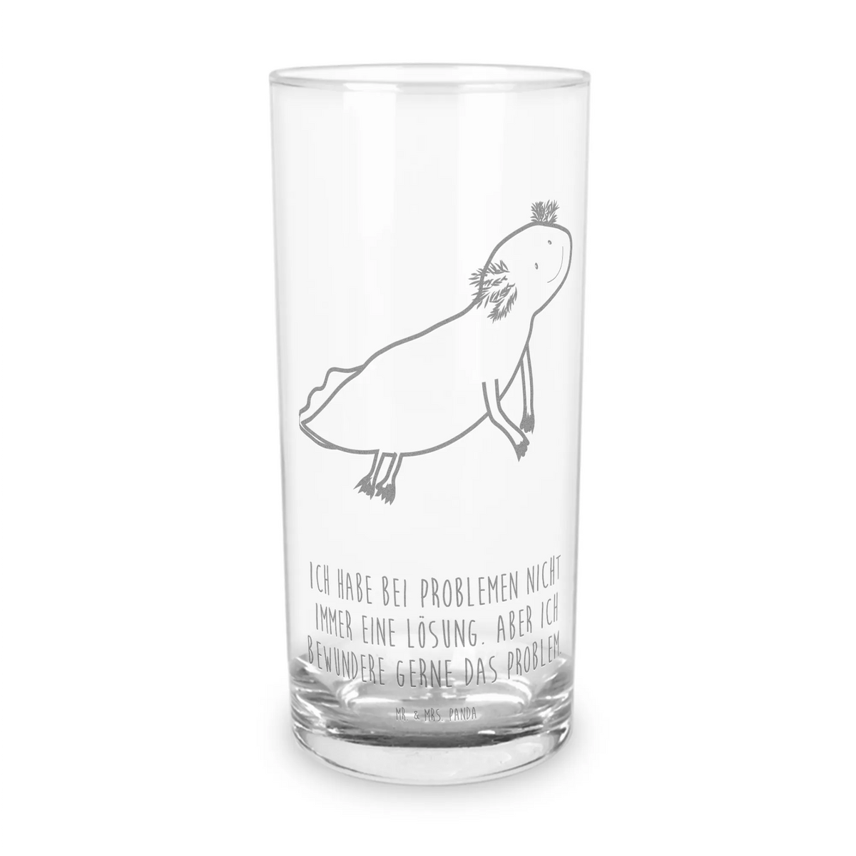 Wasserglas Axolotl Schwimmen Panda Glas, Geschenk Glas, getränkeglas, Alltagsglas, Glasbecher, Saftglas, Cocktailglas, Trinkbecher Glas, küchenglas, tischglas, Wasserbecher, Geschenkglas, Partyglas, Wasserglas, Glas, Tumbler, Longdrinkglas, haushaltsglas, Trinkglas, Molch, Axolotl, Probleme, Lurch, Axolot, Lurche, Schwanzlurch, Motivation, Lösungen, Problem