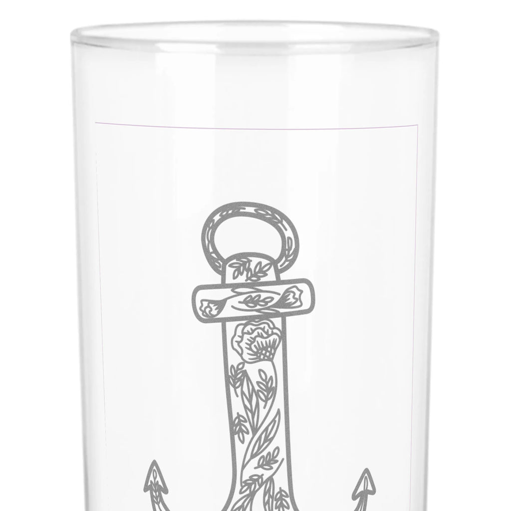 Water Glass anchor Blue small animals, cute, funny, cute animal motives, hand drawn, small world, funny sayings, good mood, happy, gifts, gift ideas, special gifts, animal lover, card