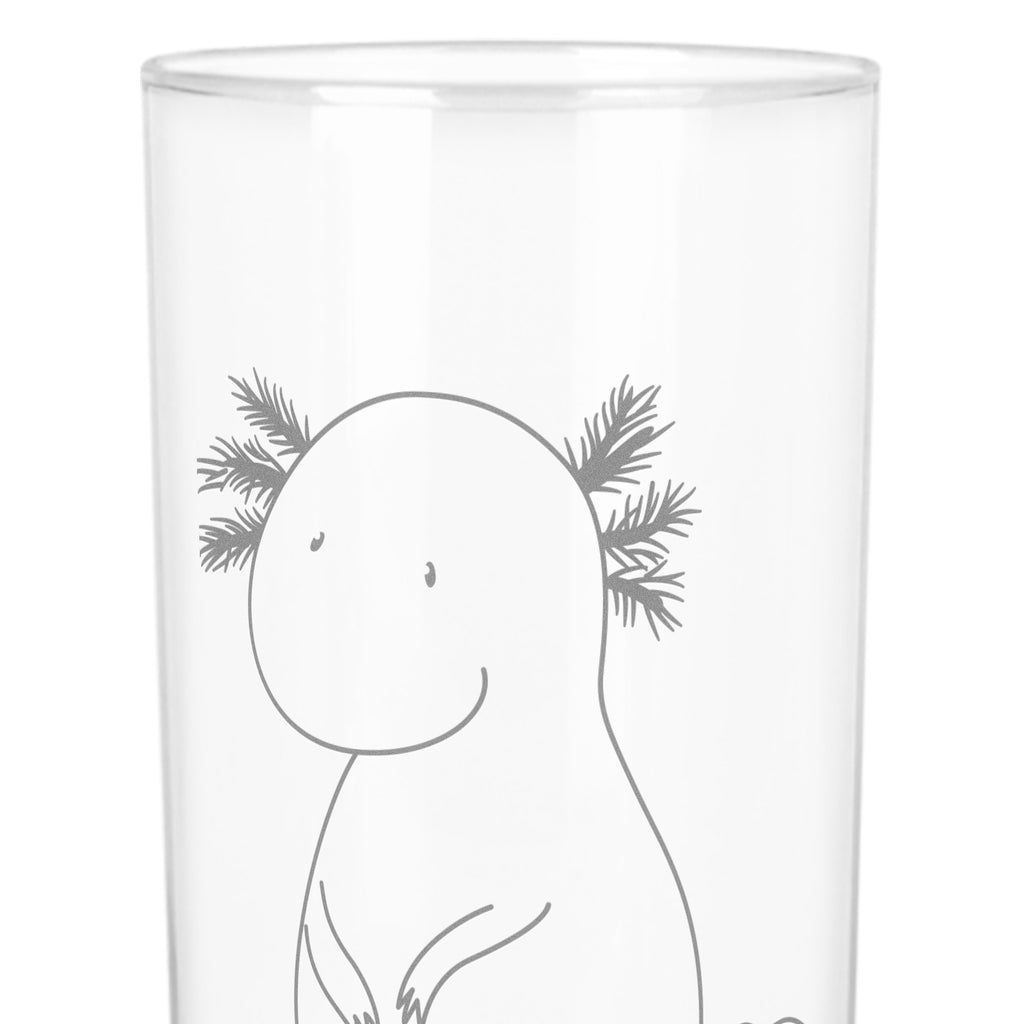 Wasserglas Axolotl Wasserglas, Glas, Trinkglas, Wasserglas mit Gravur, Glas mit Gravur, Trinkglas mit Gravur, Axolotl, Molch, Axolot, vergnügt, fröhlich, zufrieden, Lebensstil, Weisheit, Lebensweisheit, Liebe, Freundin