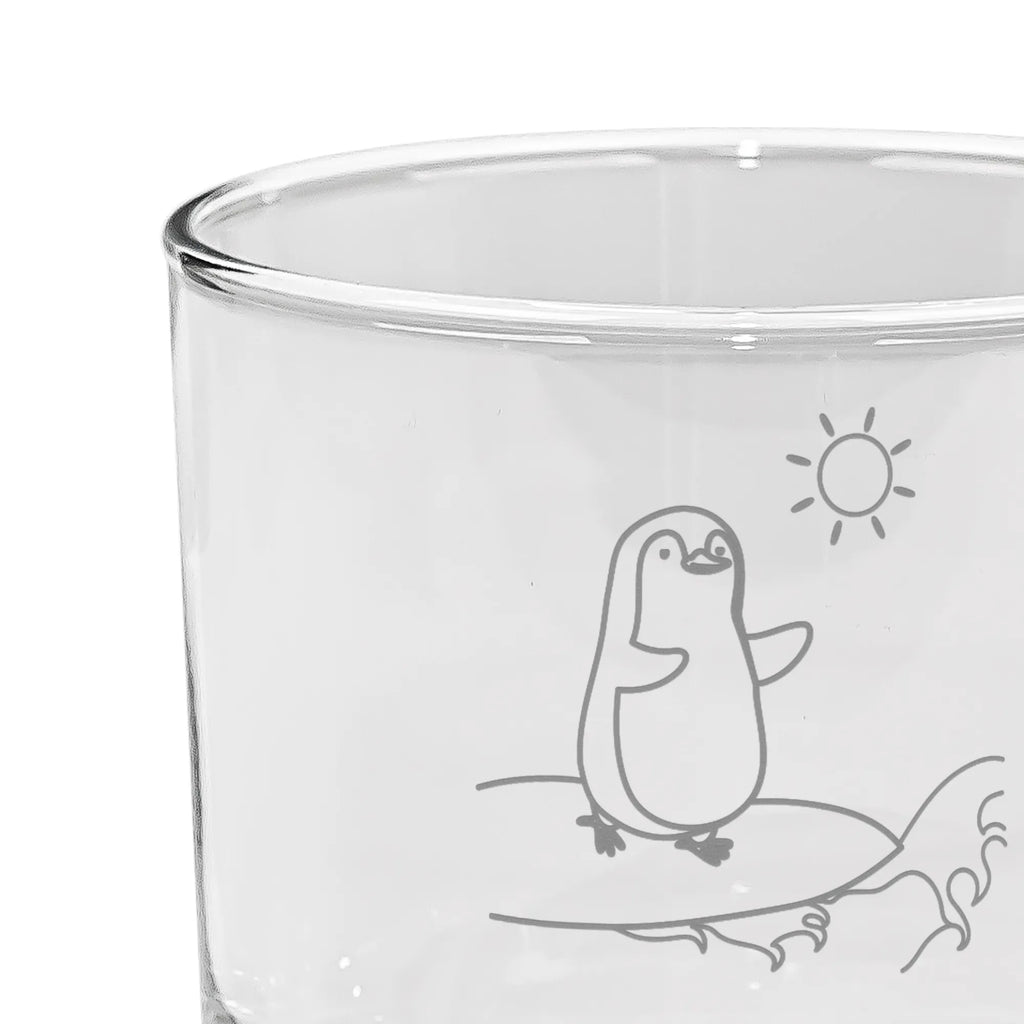 Personalizowana szklanka do ginu Pingwin surfista Pinguin