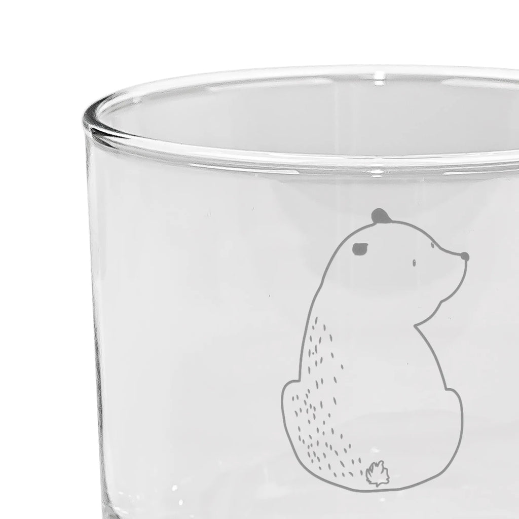 Personalizowana szklanka do ginu niedźwiedź spojrzenie przez ramię Niedźwiedź, Miś, Pluszowy miś