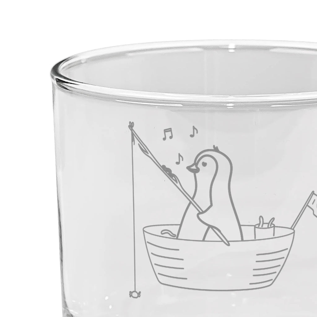 Personalizowana szklanka do ginu pingwin łódka wędkarska Pinguin
