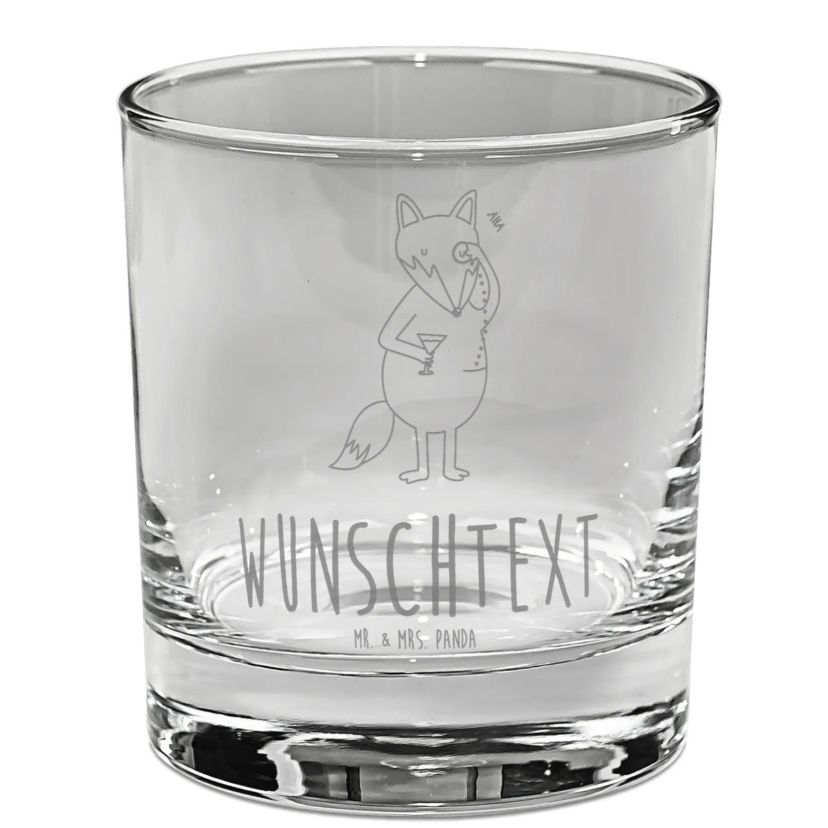 Personalizowana szklanka do ginu lis Pan Lis