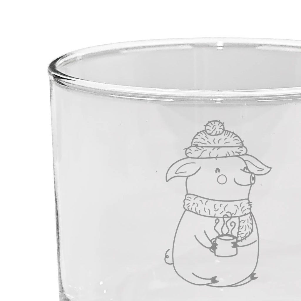 Personalizowana szklanka do ginu świnia grzane wino Zima, Boże Narodzenie, dekoracje świąteczne, Mikołaj, Adwent, Wigilia, zimowy motyw