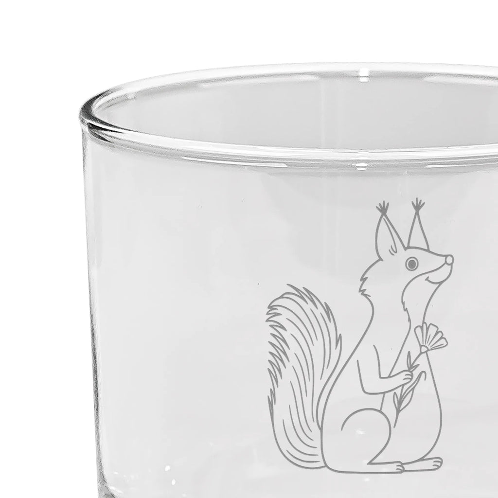 Personalized Gin Glass Squirrel flower small animals, cute, funny, cute animal motives, hand drawn, small world, funny sayings, good mood, happy, gifts, gift ideas, special gifts, animal lover, card, happy saying, fun, motivation pictures, saying decoration, positive saying, Squirrel, laughter, squirrel, motivation sayings