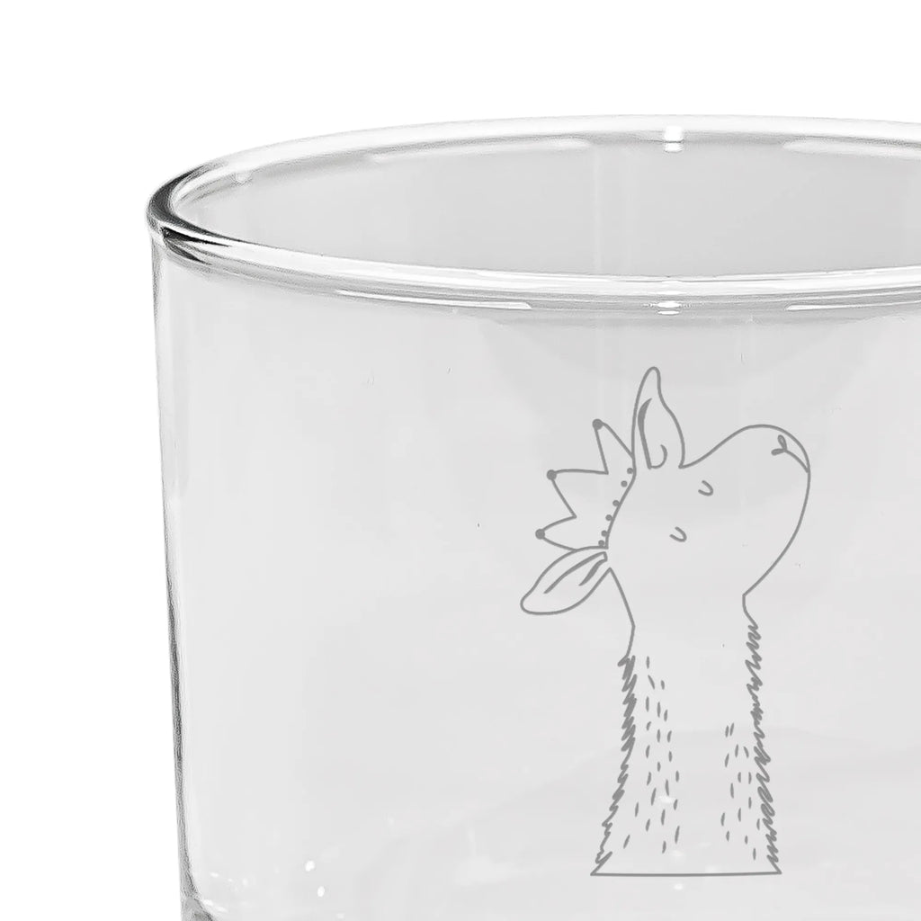 Personalizowana szklanka do ginu Głowa lamy król Lama, Alpaka